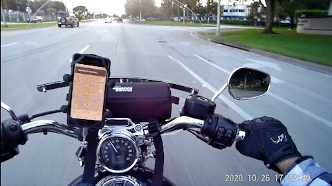 Enjoy the engine sounds. Late afternoon in South Florida.
