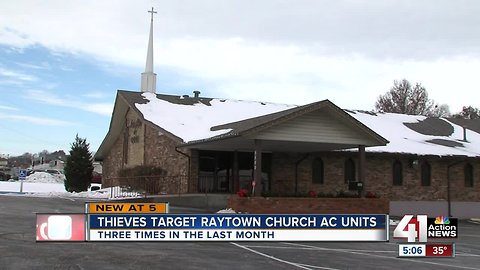 Thieves steal Raytown church AC units