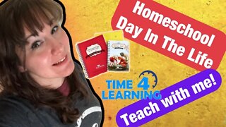 Homeschool DITL / Teach With Me / The Good and The Beautiful Level 1 / Time 4 Learning / Home school