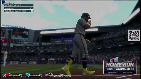Ronald Acuna JR SMOKES a HR & Does the "Too Cold" Celebration - MLB The Show 23