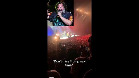 JACK BLACK CALLING FOR SOMEONE TO FINISH THE ASSASSINATION OF TRUMP
