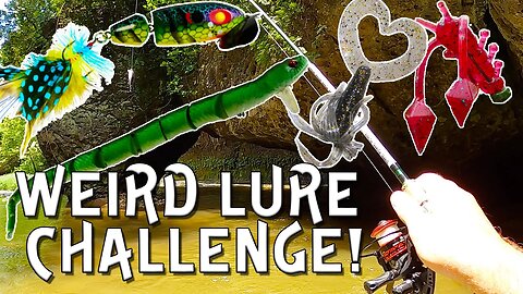 The weirdest and most unique lures CHALLENGE!!!