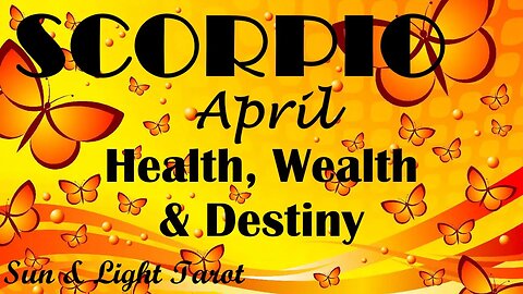 Scorpio♏ Expect Positive Changes!🤩Dreams Come True In An Unexpected Way!😃April Health Wealth Destiny