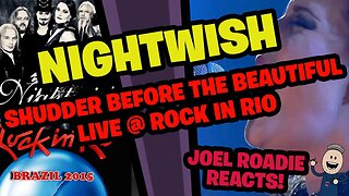 Nightwish - Shudder Before The Beautiful live Rock in Rio (2015) - Roadie Reacts