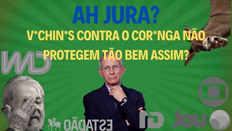 ANTHONY FAUCI DIZ QUE VAXINA NÃO PROTEGE TÃO BEM!?