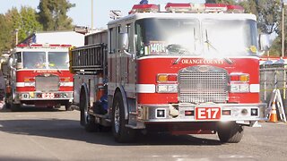 A Look At The Firefighters Working To Contain The Getty Fire