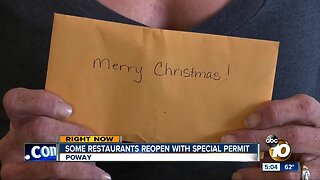 Poway server gets $1,000 tip after restaurant reopens