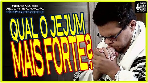 🔴LIVE - Maratona de Jejum e Oração - O Jejum Mais Forte- Pr Miquéias Tiago [#ep259]