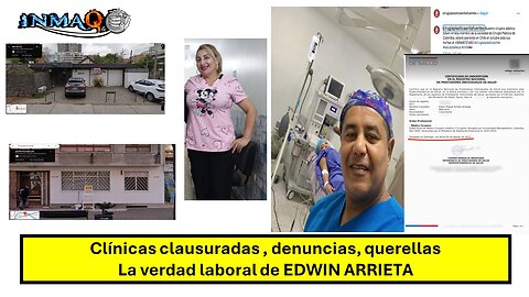 clínicas clausuradas, demandas, querellas la vida laboral de Arieta