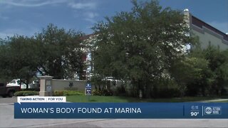 Woman's body found in St. Pete marina, police say