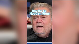 Steve Bannon: The NeoCon War Hawks Want Your Kids To Die in The Middle East - 10/10/23
