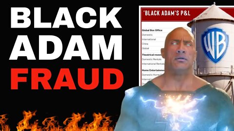 BLACK ADAM FRAUD! Black Adam Made $52 to $72 Million, No It Was Not A Flop. Variety Lied To Us!