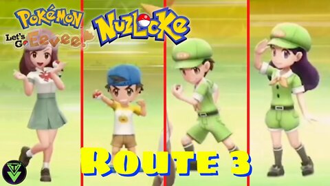 Attempting My First Pokémon Nuzlocke! Pokémon: Let's Go, Eevee! Ep. 4 - Navigating Route 3!