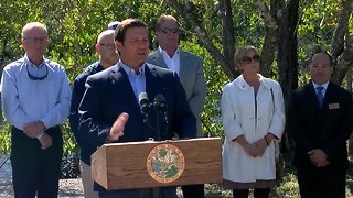 Gov. DeSantis makes announcements at Rookery Bay in Naples