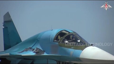 Finally !!! Russia launches a giant 6,000-pound bomb from an SU-34 for the first time