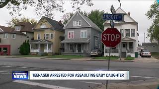 Teen father accused of assaulting baby daughter