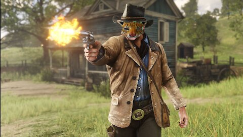 Playing Red Dead Redemption 2 with my dad