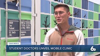 Student doctors unveil mobile clinic