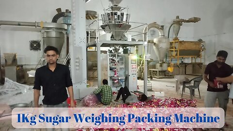 14 Head Multihead Sugar Weighing Packaging Machine | 1Kg Pouch Packing Equipment | 9891990887