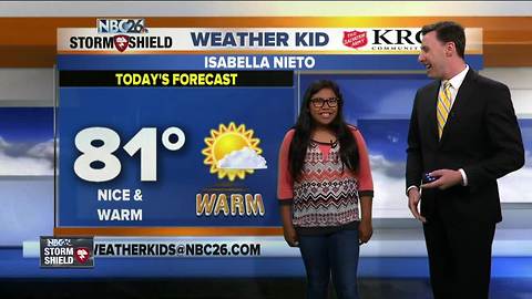 Meet Isabella Nieto, our NBC26 Weather Kid of the Week!