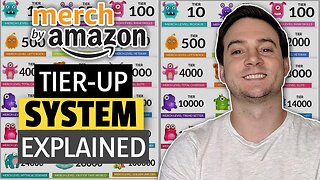 The Amazon Merch Tier-Up System Explained