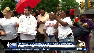 Protests continue over police shooting Pittsburgh