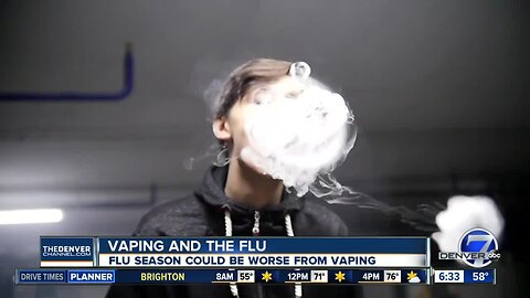 Researchers worry vaping could make flu season worse