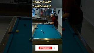 5 Ball runout #8ballpool #shorts