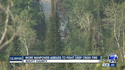 Deep Creek Fire: More crews arrive to fight Routt County wildfire