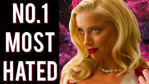 The most hated woman in America! Amber Heard breaks a new record!