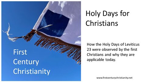 Holy Days for Christians