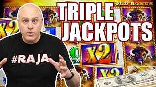 🎉💰 Buffalo Gold 🦬 Triple Jackpot Party! 🎊