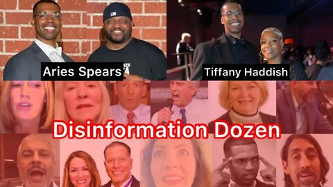 Aries Spears,Tiffany Haddish,Disinformation Dozen was right!#RizzaIslam #AriesSpears #TiffanyHaddish