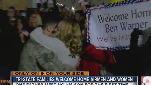 Tri-State families welcome home airmen and women