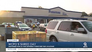 WCPO Shred Day at Furniture Fairs in the Tri-State