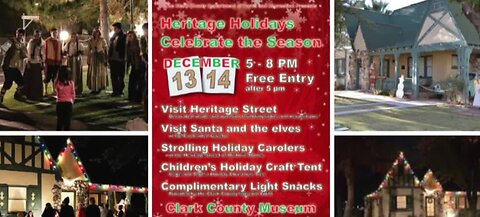 Heritage Holidays at Clark County Museum