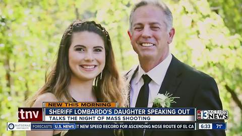 Sheriff Lombardo's daughter talks about mass shooting
