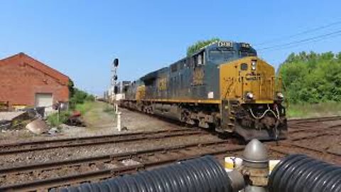 CSX Q008 and CSX Local from Marion, Ohio August 22, 2021
