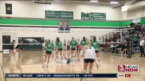 High School Volleyball: Omaha Skutt vs. Columbus