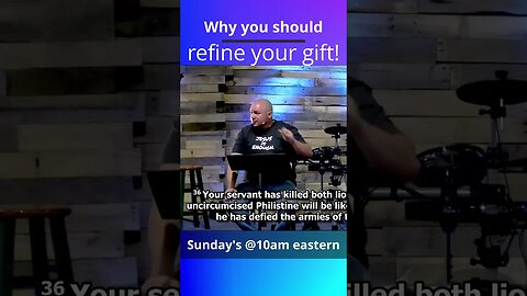 Why should I refine my gifts and talents? #purpose #intentionally #jesus #gifts #talents #refined