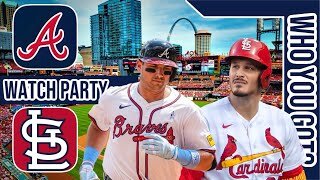 Atlanta Braves vs St Louis Cardinals | Live Play by Play & Reaction Stream 3D sim | MLB 2024 Game 77