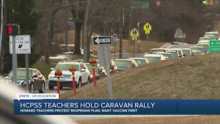 Howard County teachers protest reopening plan