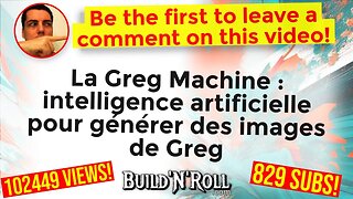 La Greg Machine : intelligence artificielle pour générer des images de Greg