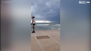 Palma de Majorque essuie la tempête Dana et ses trombes d'eau