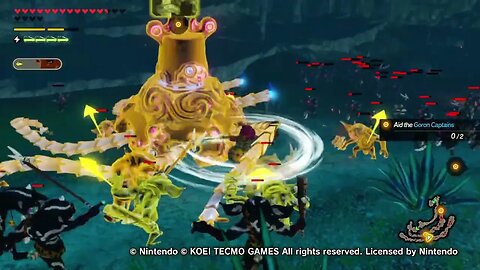 Electrifying Duel: Urbosa's Epic Challenge Against the Guardian in Hyrule Warriors: Age of Calamity!