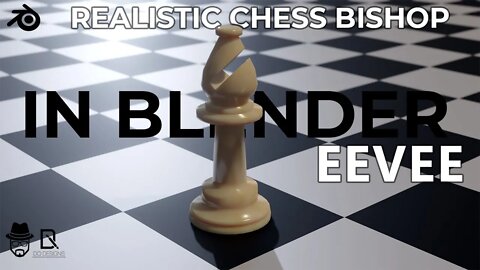 Realistic Chess Bishop in Blender Eevee Tutorial | DQ Design in Tamil