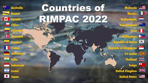 RIMPAC 2022 Fleet Sails in Formation