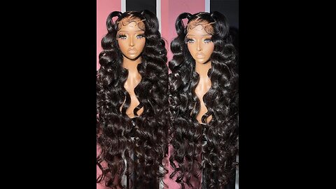 Loose Deep Wave Frontal Wig 13x6 HD Lace Frontal Human Hair Wigs