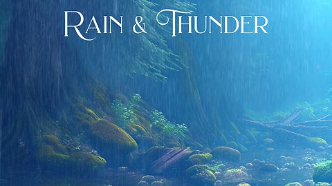 Rain And Thunder Meditation: Relax And Unwind To The Sound Of Rain And Thunder#rain #rainmeditation