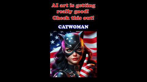 Digital AI art is getting shockingly good! Check this out! Part 31 - Catwoman - Number 2 of 2.